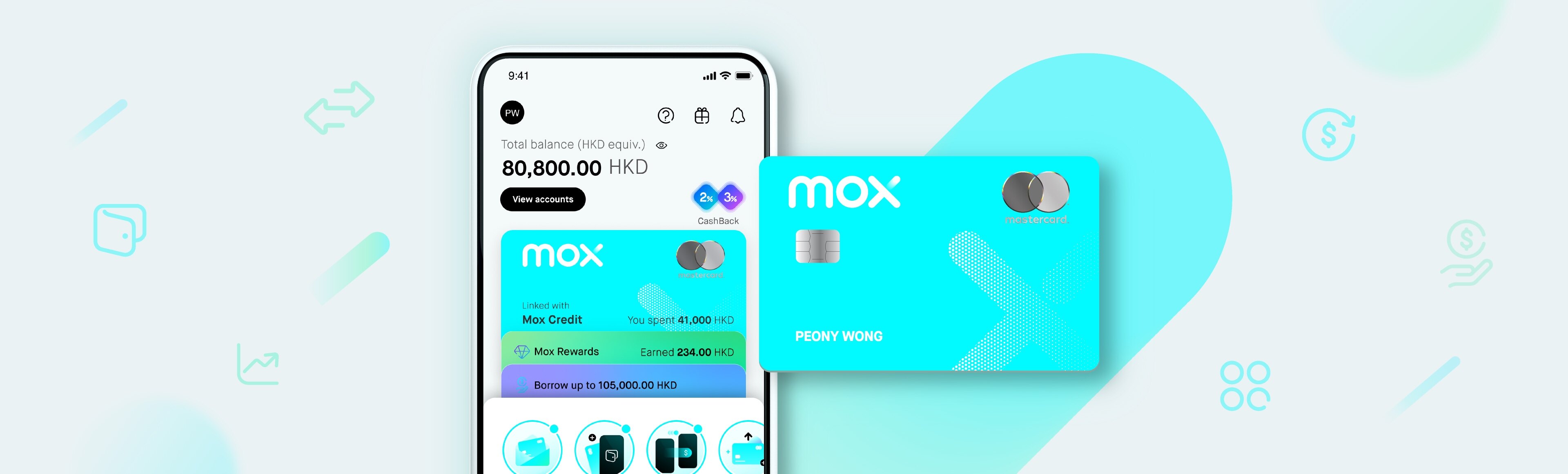 Mox, Banking in just a few clicks